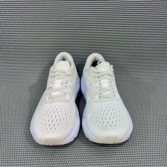 Brooks Ghost 16 White Grey Womens Athletic Running Cross Training Sneakers Sz 8 - Picture 3 of 10